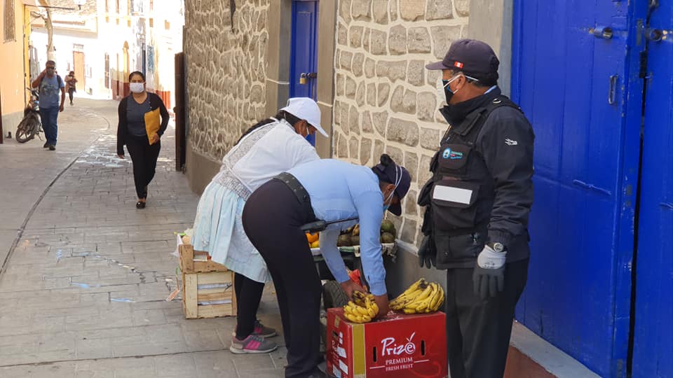 Se realiza operativo articulado contra comercio informal