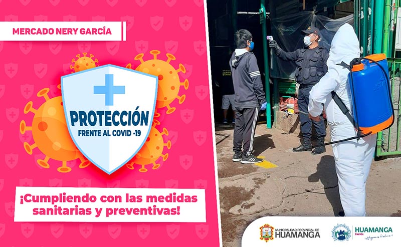 El mercado Nery García cumple con medidas sanitarias