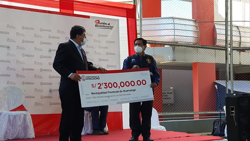 Más de 2 millones para Huamanga
