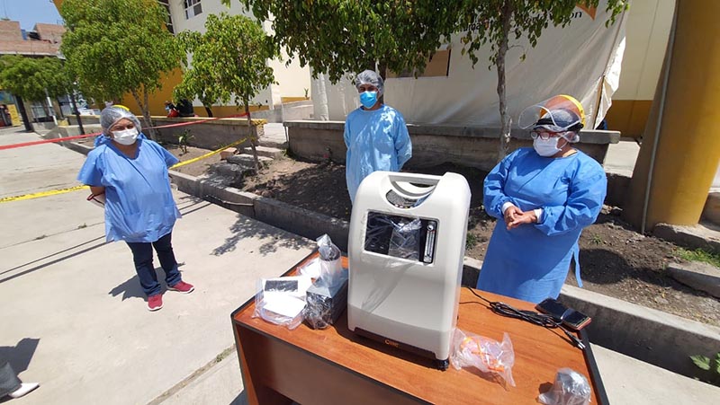 Municipalidad de Huamanga entregó concentradores de oxígeno