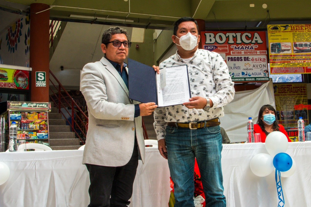 La Municipalidad Provincial de Huamanga ya cuenta con la titularidad del Terrapuerto Libertadores de América